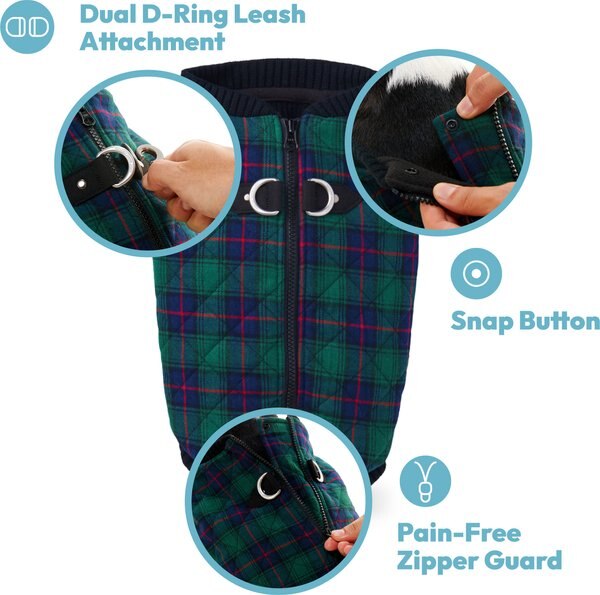 Gooby Fashion Check Dog Vest