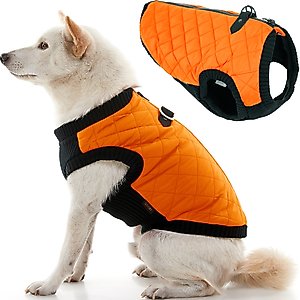 Gooby Fashion Dog Vest, Orange, Large