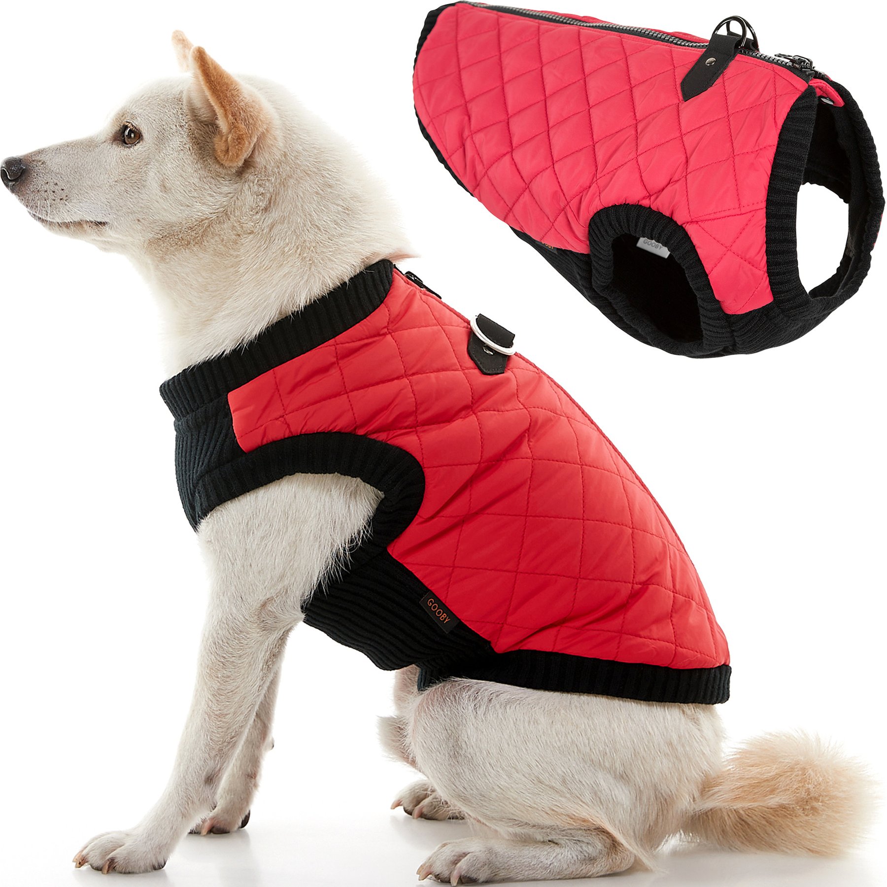 Gooby Fashion Dog Vest, Red, Large
