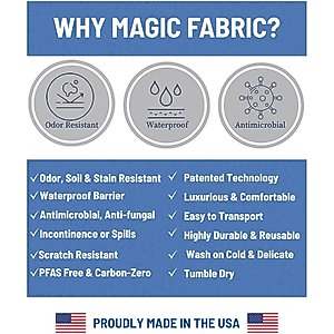 Magic Fabric Luxurious Odor Resistant Dog & Cat Furniture Cover, Moss, Jumbo