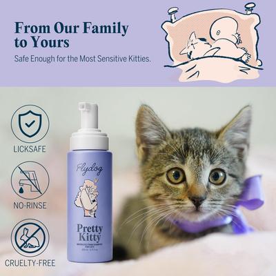 Show full view: Flydog Pretty Kitty Dry Kitten Shampoo, Lavender-Vanilla Scent, 6.75 bottle slide 6 of 6