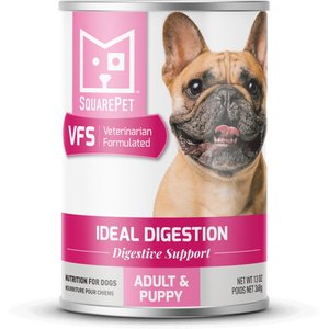 SquarePet VFS Canine Ideal Digestion Formula Wet Dog Food, 13-oz can, case of 12