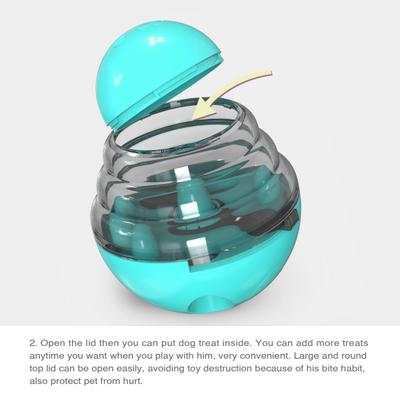 Show full view: HANAMYA Interactive Food/Treats Dispensing Dog Toy, Blue slide 9 of 10