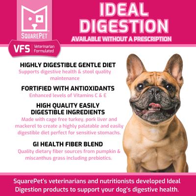 Show full view: SquarePet VFS Canine Ideal Digestion Formula Wet Dog Food, 13-oz can, case of 12 slide 3 of 6