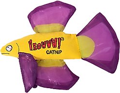 Yeowww! Mo Betta Blue Cat Plush Toy with Catnip, Purple