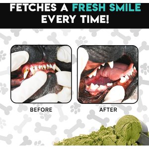 Frenchies vs Everybody Frenchies vs Plaque & Tartar Powder Dental Supplement for Dogs, 5.10-oz jar