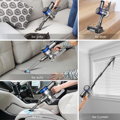 Show full view: INSE S9 Cordless Stick Vacuum Cleaner, Blue slide 6 of 8