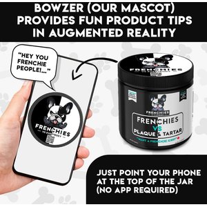 Frenchies vs Everybody Frenchies vs Plaque & Tartar Powder Dental Supplement for Dogs, 5.10-oz jar