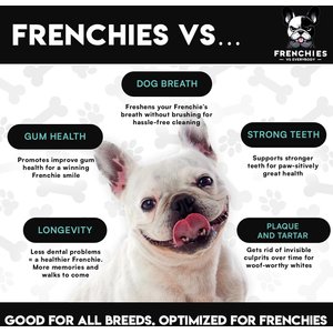 Frenchies vs Everybody Frenchies vs Plaque & Tartar Powder Dental Supplement for Dogs, 5.10-oz jar