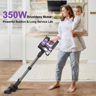 Show full view: INSE S10 6-in-1 Cordless Stick Vacuum, Purple slide 2 of 9