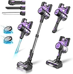INSE S10 6-in-1 Cordless Stick Vacuum, Purple
