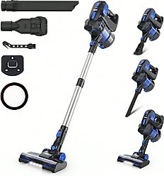 INSE V770 6-in-1 Cordless Stick Vacuum, Blue