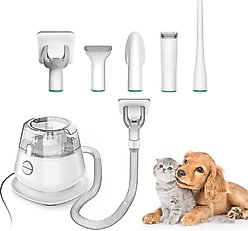 INSE P20 Pro Pet Grooming Vacuum Kit, White, 1.2-L