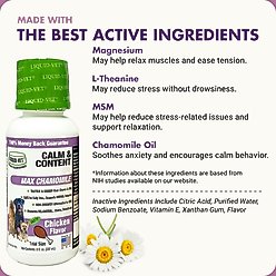 Liquid-Vet Calm & Content Support Chicken Flavor Calming Supplement for Dogs, 8-oz bottle, 2 count slide 2 of 8
