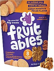 Fruitables Sweet Potato & Pecan Flavor Crunchy Dog Treats, 7-oz bag