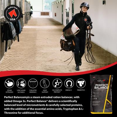 Show full view: Keyflow Feeds Perfect Balance Low Sugar, Low Starch & High Fat Horse Feed, 33-lb bag slide 3 of 6