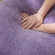 Show in main carousel: Allisandro Wear-Resistant Sherpa Orthopedic Pillow Dog Bed, Purple, Jumbo slide 7 of 10