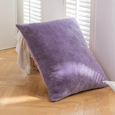 Show full view: Allisandro Wear-Resistant Sherpa Orthopedic Pillow Dog Bed, Purple, Large slide 6 of 11