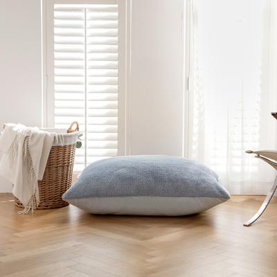 Show full view: Allisandro Wear-Resistant Sherpa Orthopedic Pillow Dog Bed, Blue, Medium slide 2 of 10