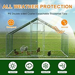 RYPetmia Outdoor Metal Chicken Coop, 30 Chicken Capacity slide 2 of 9