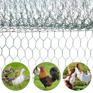 RYPetmia Outdoor Metal Chicken Coop, 15 Chickens Capacity