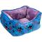 Show in main carousel: Buckle-Down Disney Stitch Poses Cuddler Bolster Dog Bed, Blue, Small slide 1 of 5