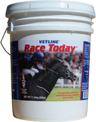 Vetline Equine Race Today Lung Health Horse Supplement, 25-lb bucket