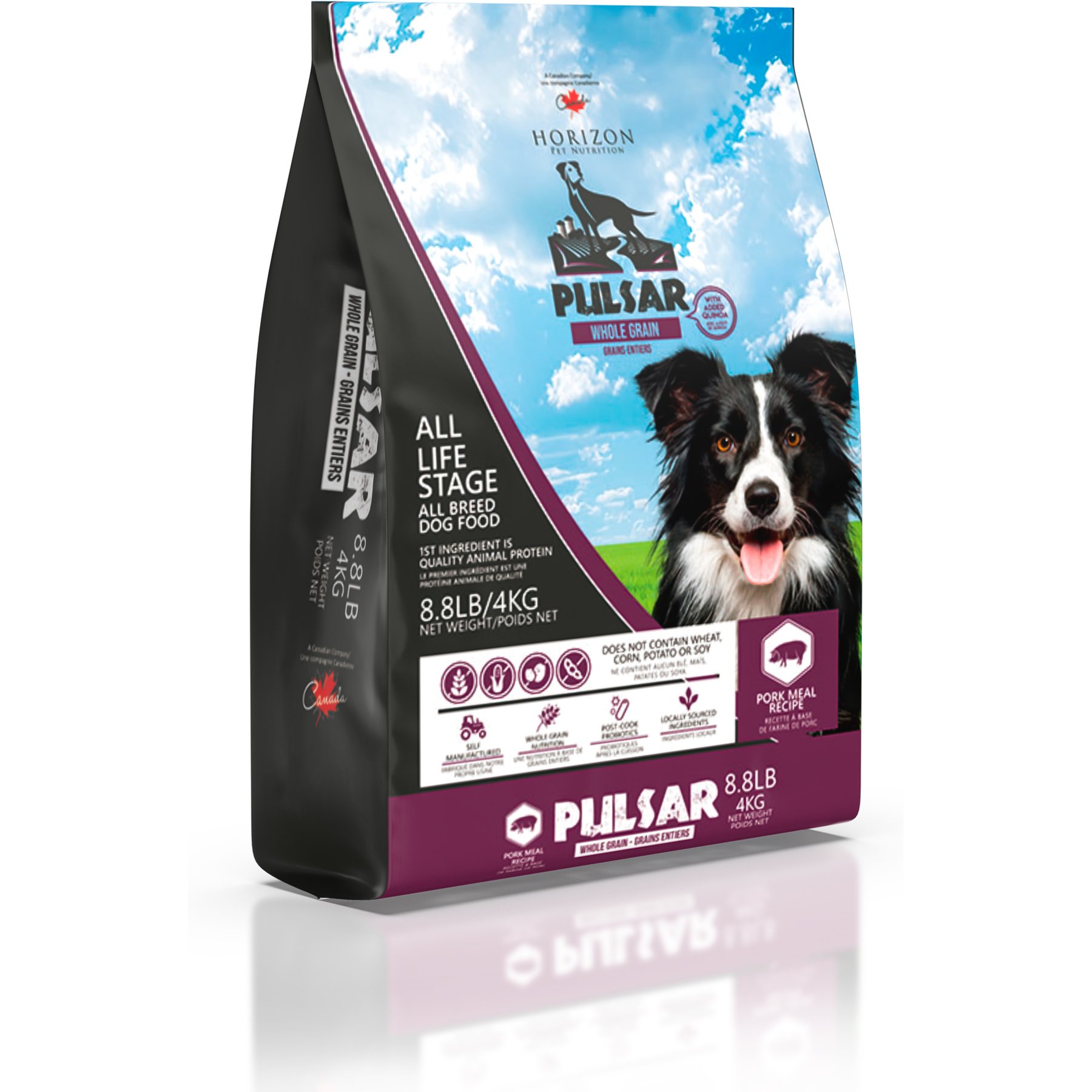 Horizon Pulsar Whole Grain Pork Recipe Dry Dog Food, 8.8-lb bag