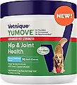 Vetnique Labs YuMOVE Advanced Vet Strength Savory Seafood Flavor Soft Chews Hip & Joint Support Supplement fo...