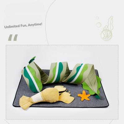 Show full view: Happy & Polly Fish Adventure Cat Sniffing Mat Tunnel, Green slide 7 of 11