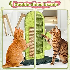 Happy & Polly Cactus-Shaped 15.3-in Fleece Cat Scratching Post slide 2 of 9