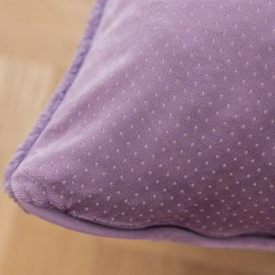 Show full view: Allisandro Wear-Resistant Sherpa Orthopedic Pillow Dog Bed, Purple, Large slide 9 of 11