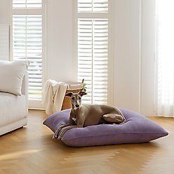 Allisandro Wear-Resistant Sherpa Orthopedic Pillow Dog Bed, Purple, Jumbo