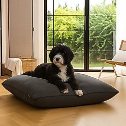 Allisandro Wear-Resistant Sherpa Orthopedic Pillow Dog Bed, Grey, Large