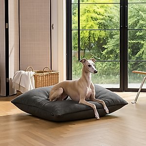 Allisandro Wear-Resistant Sherpa Orthopedic Pillow Dog Bed, Grey, Jumbo