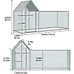 Show in main carousel: RYPetmia Outdoor Metal Chicken Coop for 8 Chicken Capacity slide 5 of 9