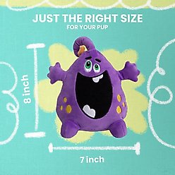 Snugarooz Distracting Dave Monster 2 in 1 Squeaky Dog Plush Toy slide 2 of 7