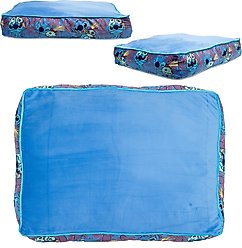 Buckle-Down Disney Stitch & Scrump Poses Rectangle Gusset Pillow Dog Bed, Blue, Large slide 2 of 4