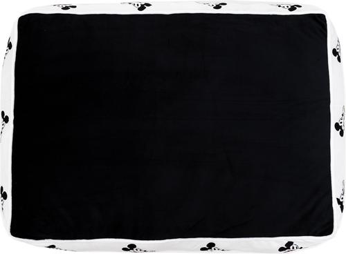 Show full view: Buckle-Down Disney Mickey Mouse Walking Pose Rectangle Gusset Pillow Dog Bed, White, Large slide 3 of 3