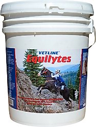 Vetline Equine Equilytes Electrolytes Horse Supplement, 25-lb bucket