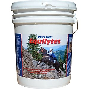 Vetline Equine Equilytes Electrolytes Horse Supplement, 25-lb bucket