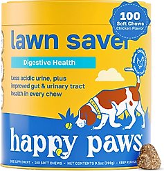 Happy Paws Lawn Saver Soft Chews Supplement for Dogs, 100 count