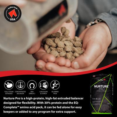 Show full view: Keyflow Feeds Nurture Pro Low Sugar, Low Starch & High Fat Horse Feed, 33-lb bag slide 3 of 6