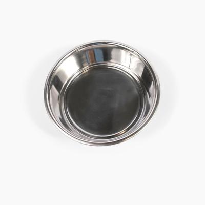Show full view: Hiddin Clear Campaign Double Dog Bowl, Silver, Large slide 3 of 4