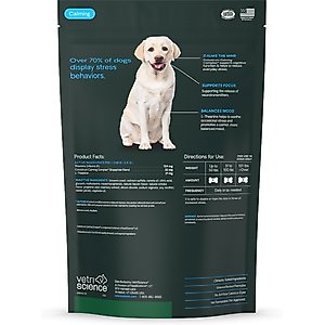 VetriScience Composure Bacon Flavored Chews Calming Supplement for Dogs, 120 count