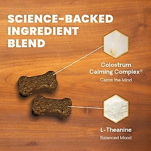 VetriScience Composure Bacon Flavored Chews Calming Supplement for Dogs, 120 count