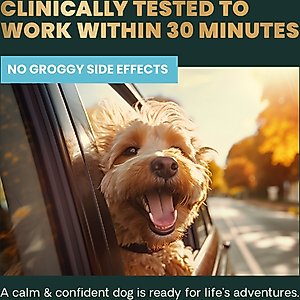 VetriScience Composure Bacon Flavored Chews Calming Supplement for Dogs, 120 count