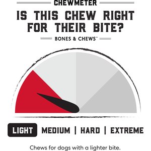 Bones & Chews Beef Esophagus Dog Treats (NEW LOOK COMING SOON), 1-lb bag