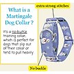 Show in main carousel: Country Brook Petz HossFit Jr Snowman Wide Martingale Dog Collar, Purple, Large slide 6 of 9