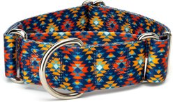 Country Brook Petz HossFit Jr Utah Wide Martingale Dog Collar, Blue, Medium: 15 to 21-in neck, 1.5-in wide